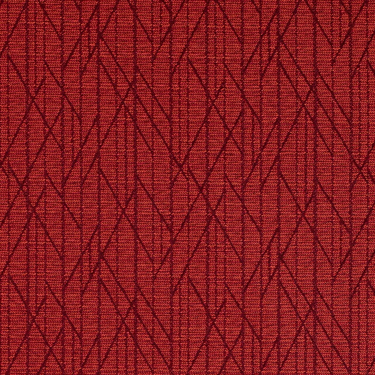 Cardinal - Red & Burgundy Abstract & Geometric Upholstery Fabric 54 Inches"